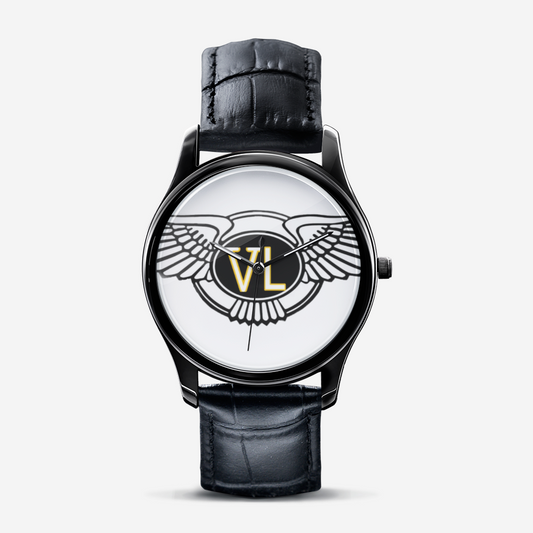 VL VICTORY LANE Classic Unisex Black Watch