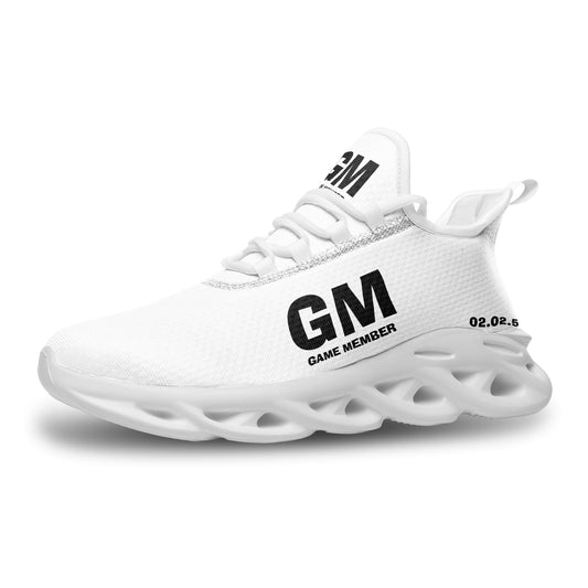 #GM GAME MEMBER Unisex Bounce Mesh Knit Sneakers
