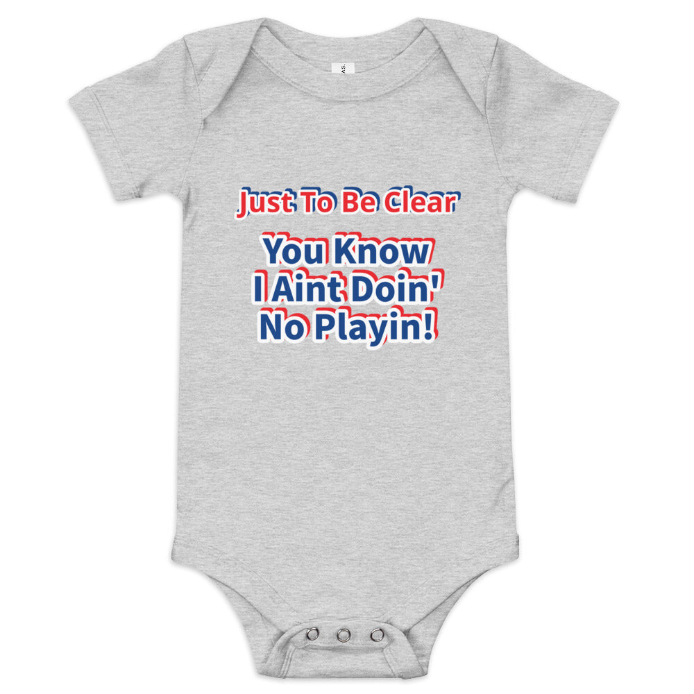 VL (NO PLAYIN') Baby T-Shirts