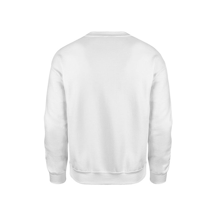 #S.O.M. WHT/Men's Crew Neck Sweatshirt