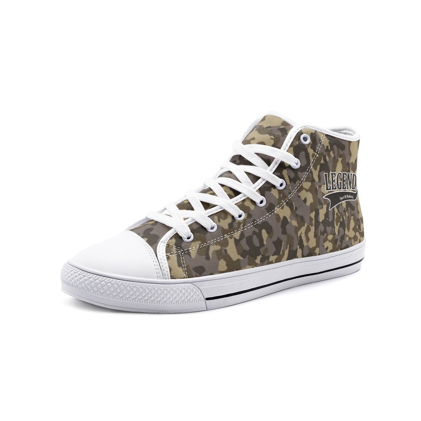 #S.O.M. LEGEND High Top GRN CAMO Canvas Shoes