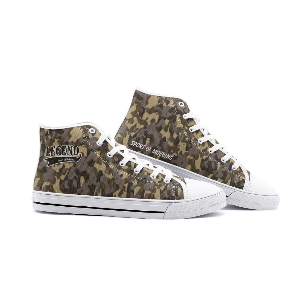 #S.O.M. LEGEND High Top GRN CAMO Canvas Shoes