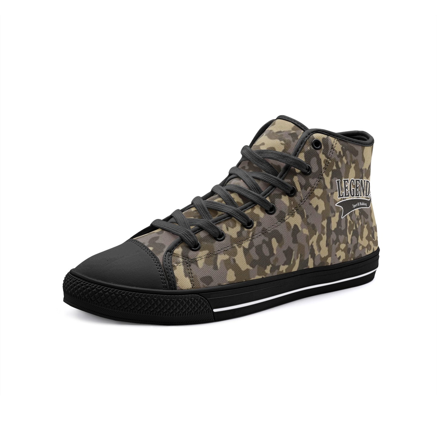 #S.O.M. LEGEND High Top GRN CAMO Canvas Shoes