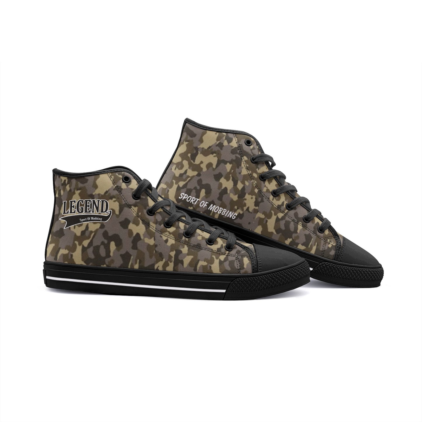 #S.O.M. LEGEND High Top GRN CAMO Canvas Shoes