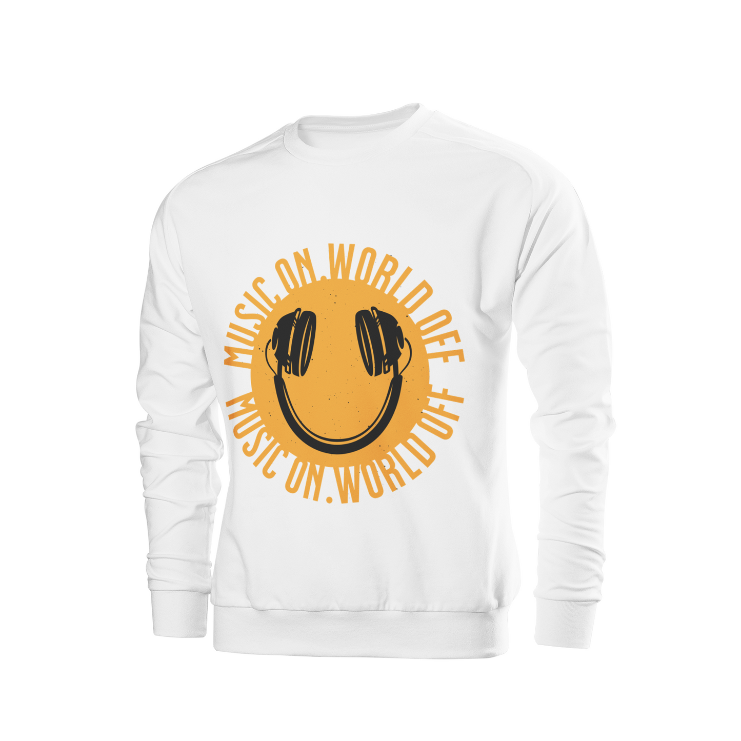 #S.O.M. WHT Premium SUN RAY Sweatshirts