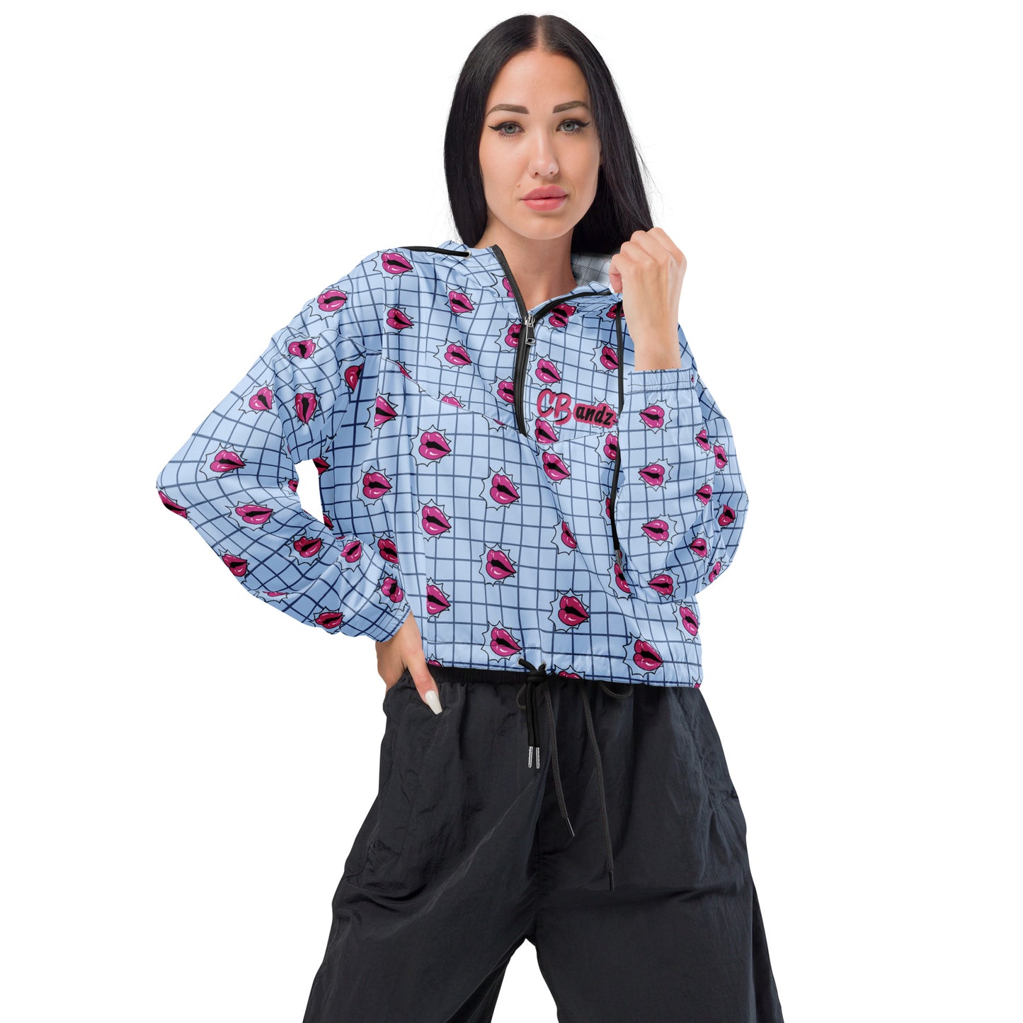 #CB C.BANDZ Women’s Cropped Windbreaker