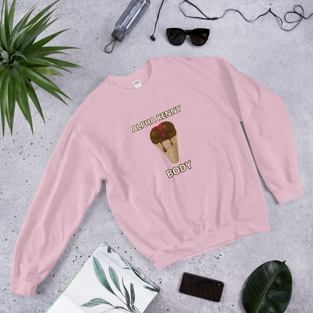 #AKB Chocolate Ice Cream Crew Neck Sweatshirt