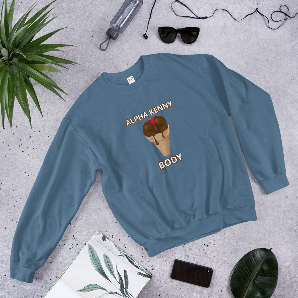 #AKB Chocolate Ice Cream Crew Neck Sweatshirt