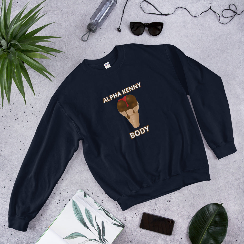 #AKB Chocolate Ice Cream Crew Neck Sweatshirt