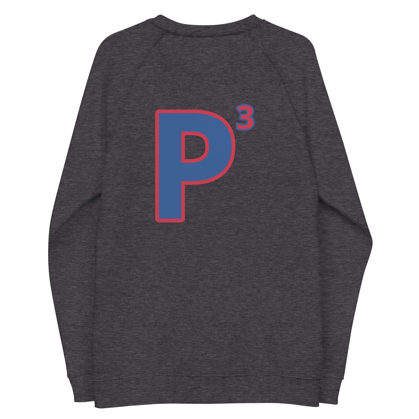 #P3 PPP Unisex organic raglan sweatshirt