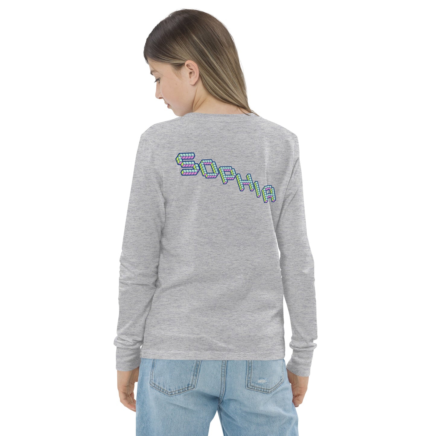 #SOPHIA'S Girls Youth Long Sleeve Tee