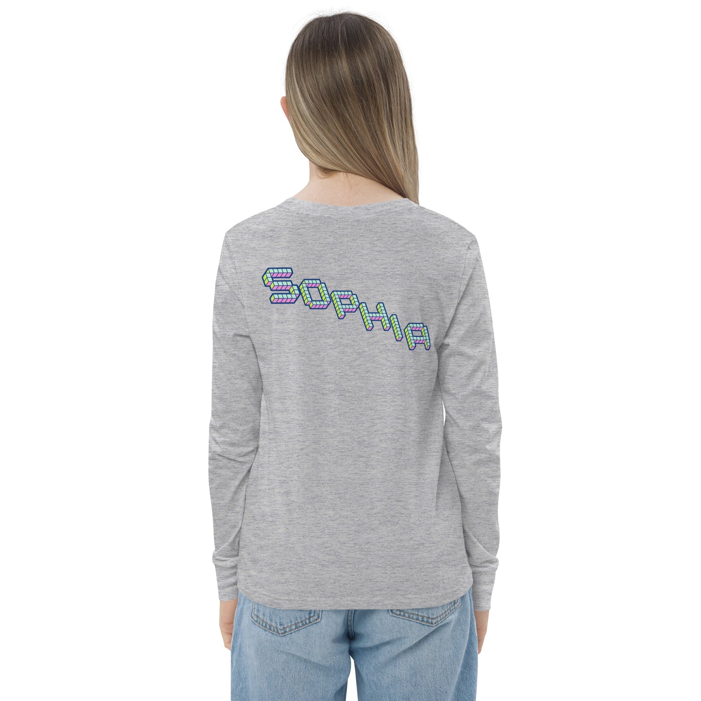 #SOPHIA'S Girls Youth Long Sleeve Tee