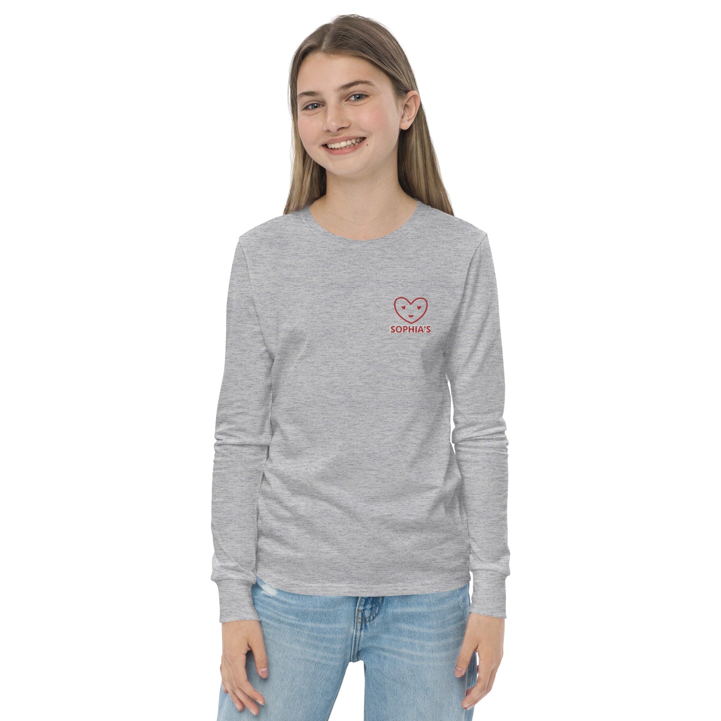 #SOPHIA'S Girls Youth Long Sleeve Tee