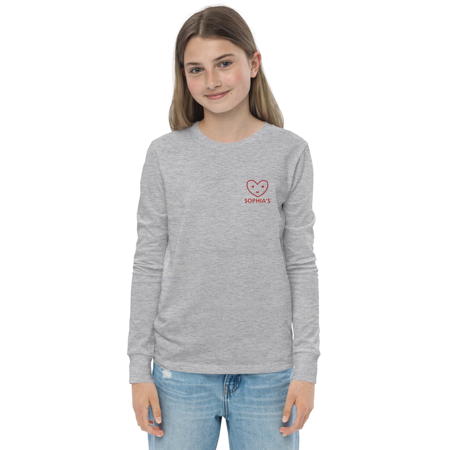 #SOPHIA'S Girls Youth Long Sleeve Tee