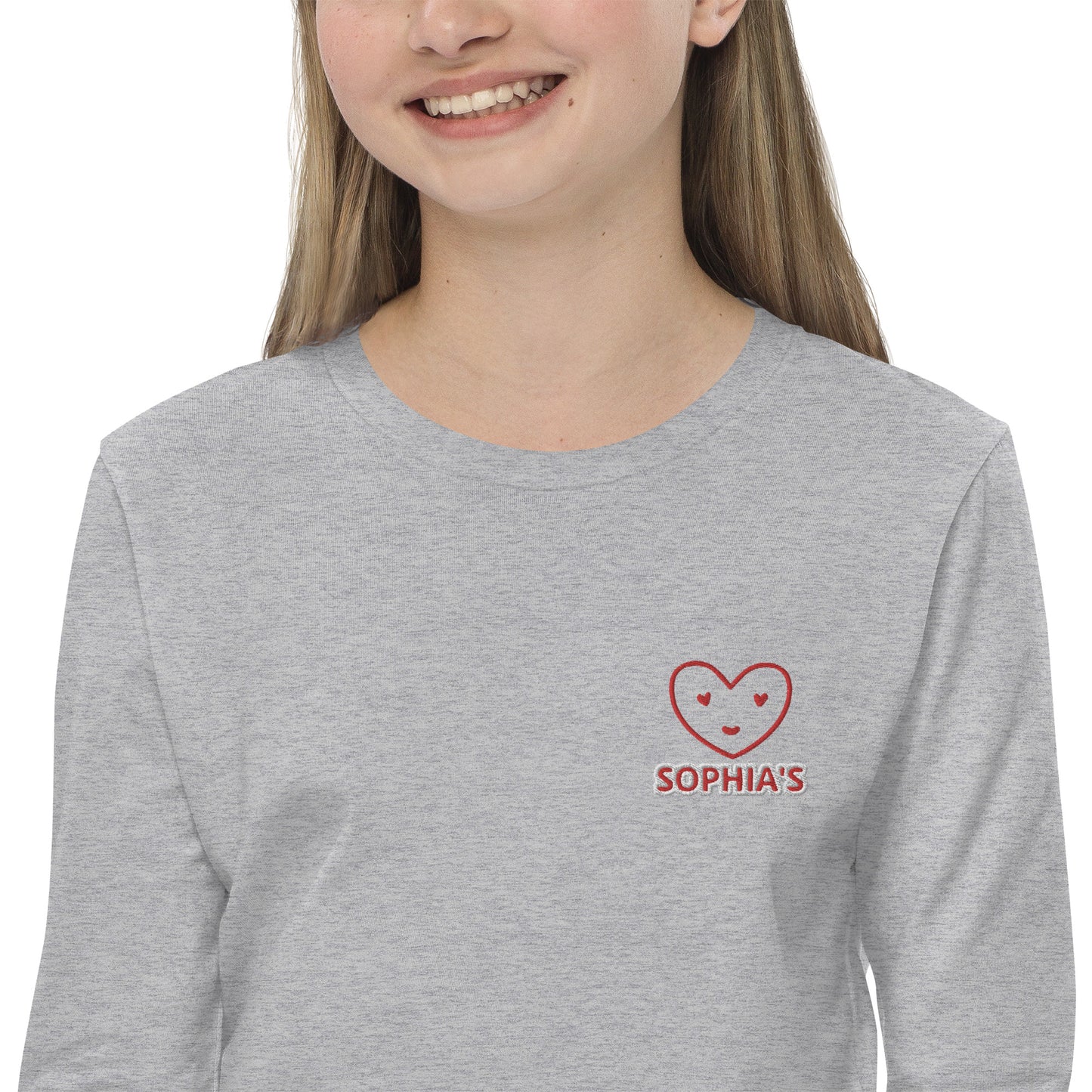 #SOPHIA'S Girls Youth Long Sleeve Tee