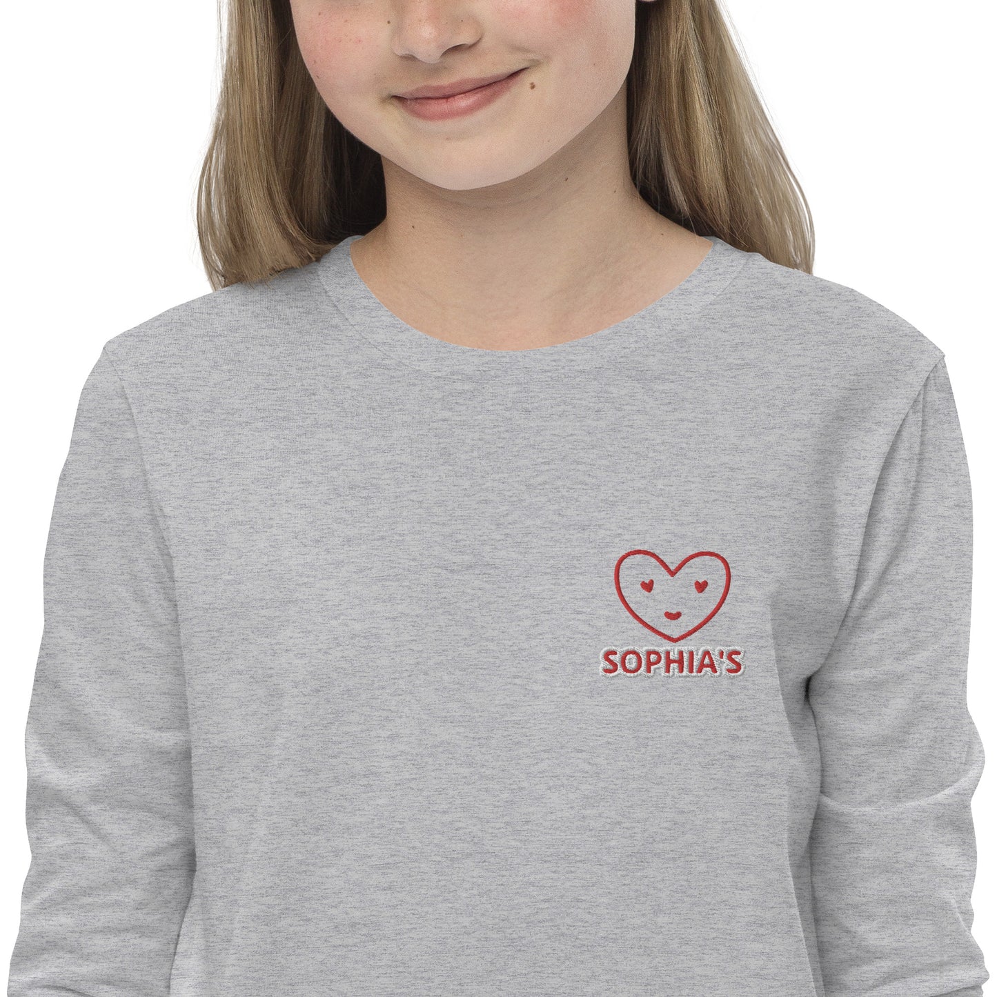 #SOPHIA'S Girls Youth Long Sleeve Tee