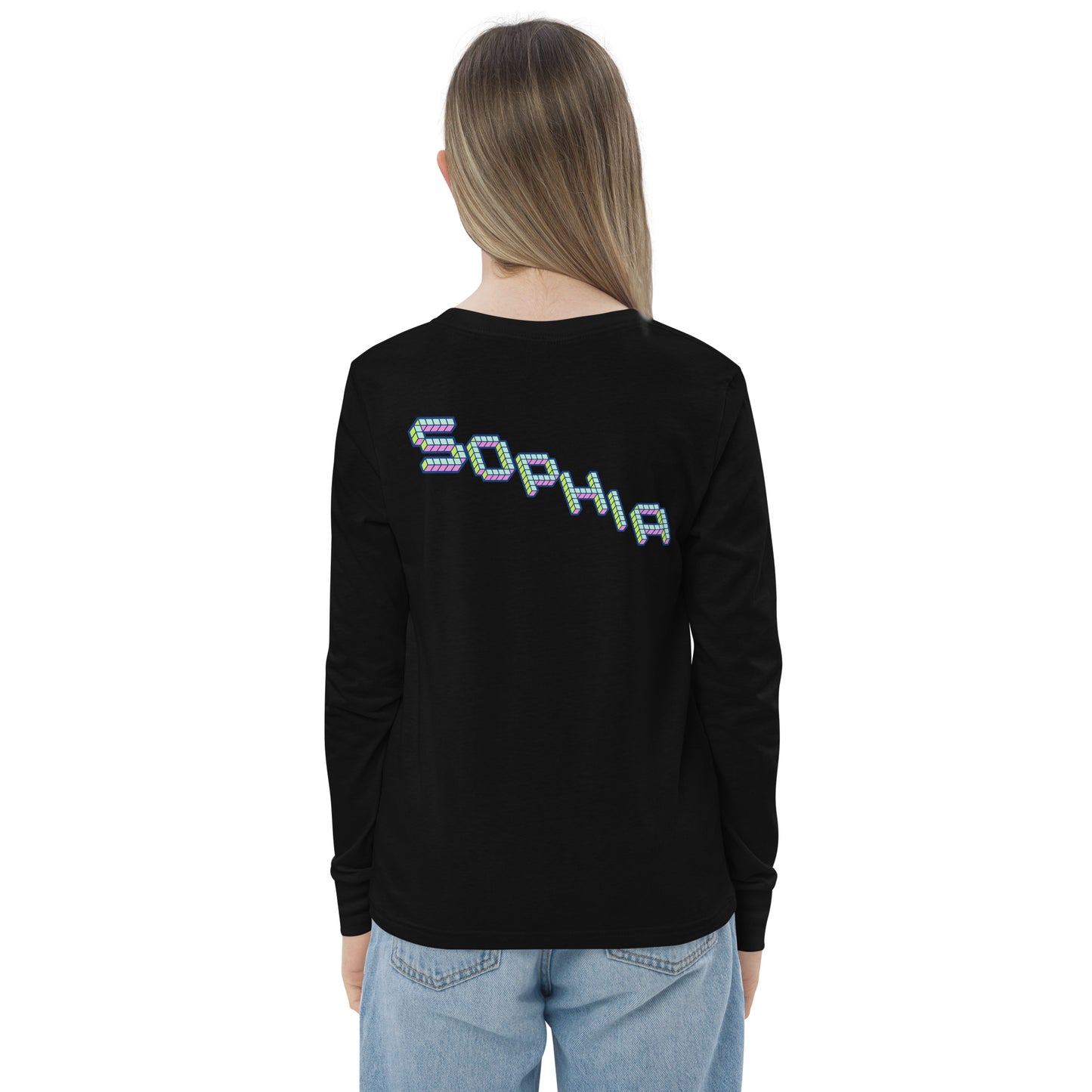 #SOPHIA'S Girls Youth Long Sleeve Tee