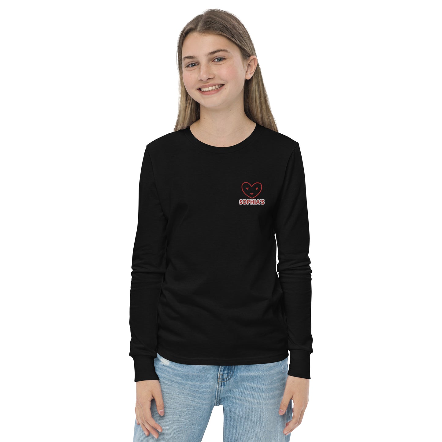 #SOPHIA'S Girls Youth Long Sleeve Tee