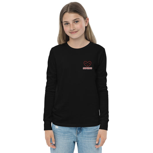 #SOPHIA'S Girls Youth Long Sleeve Tee