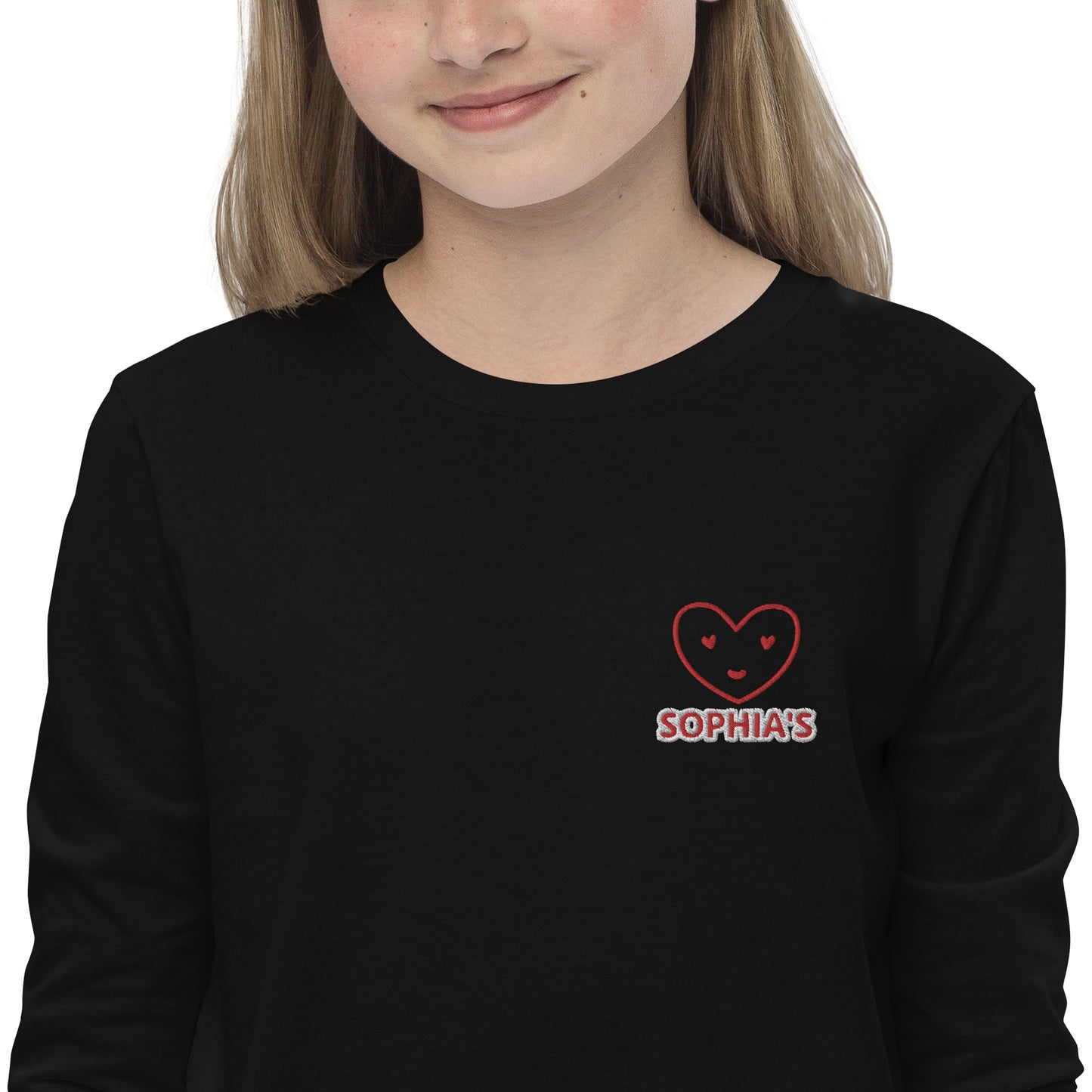 #SOPHIA'S Girls Youth Long Sleeve Tee