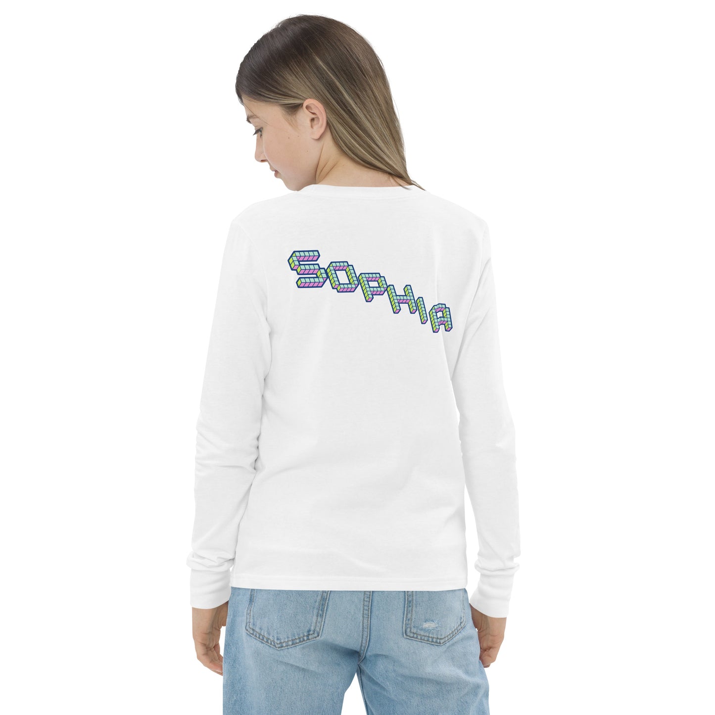 #SOPHIA'S Girls Youth Long Sleeve Tee