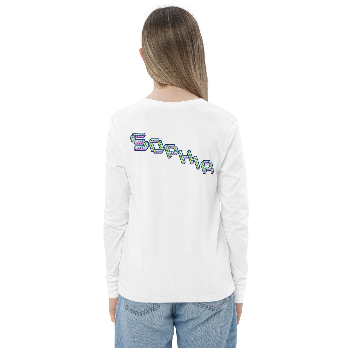 #SOPHIA'S Girls Youth Long Sleeve Tee