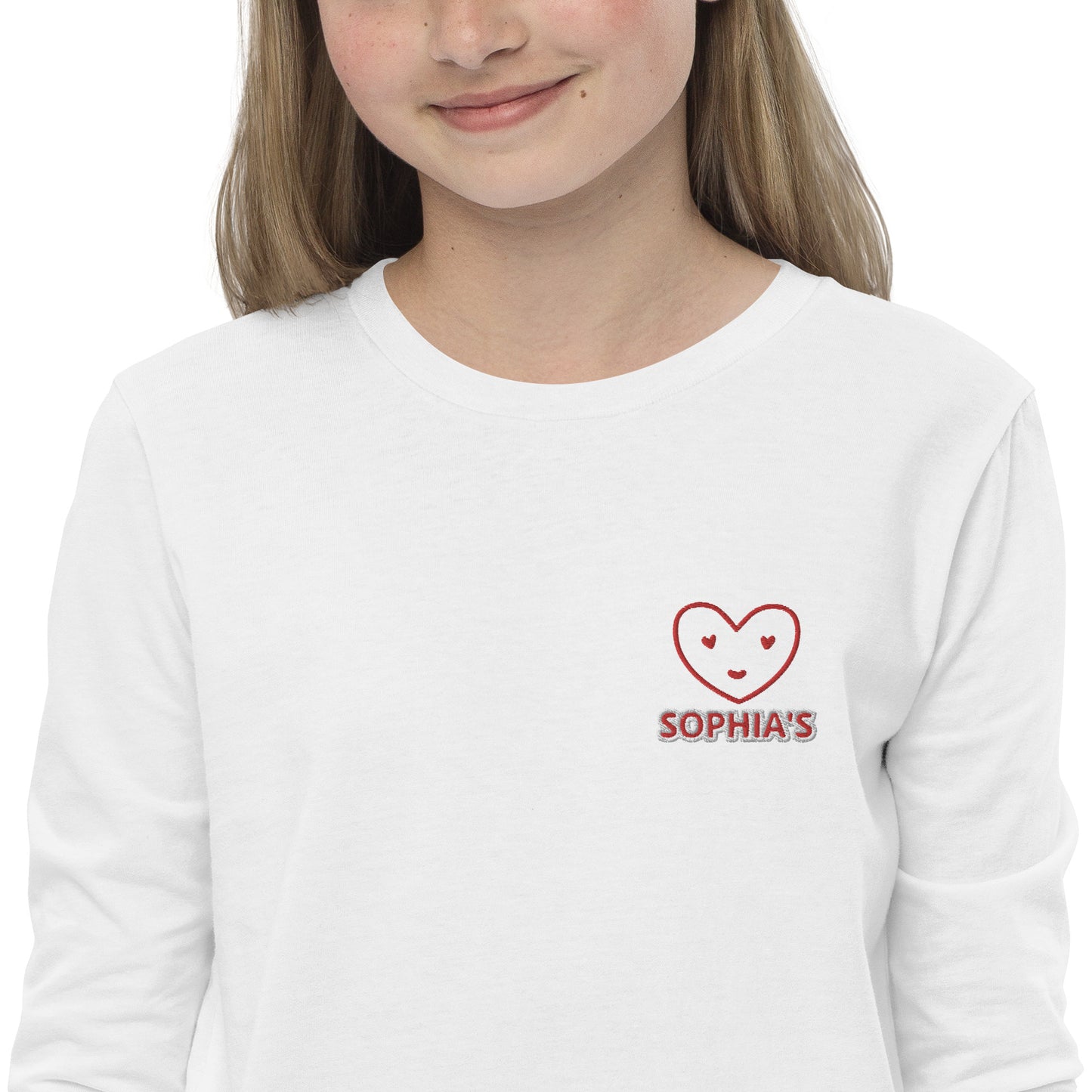 #SOPHIA'S Girls Youth Long Sleeve Tee